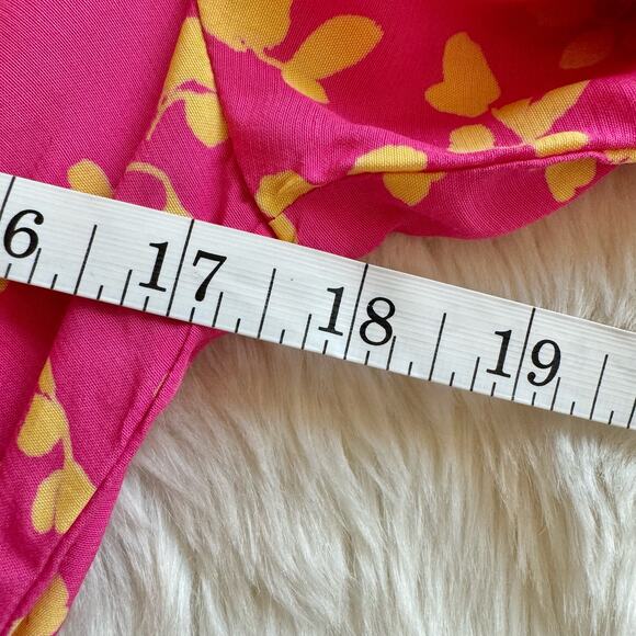 French Connection Bonita Draped Mixed Printed Midi Dress 2 - Picture 11 of 13